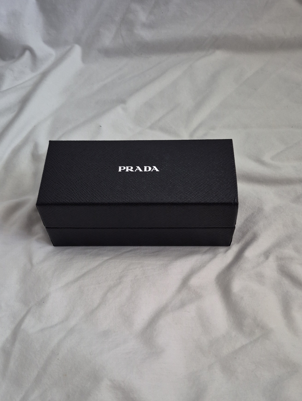 Prada Black Empty Saffiano Logo Eyewear Box